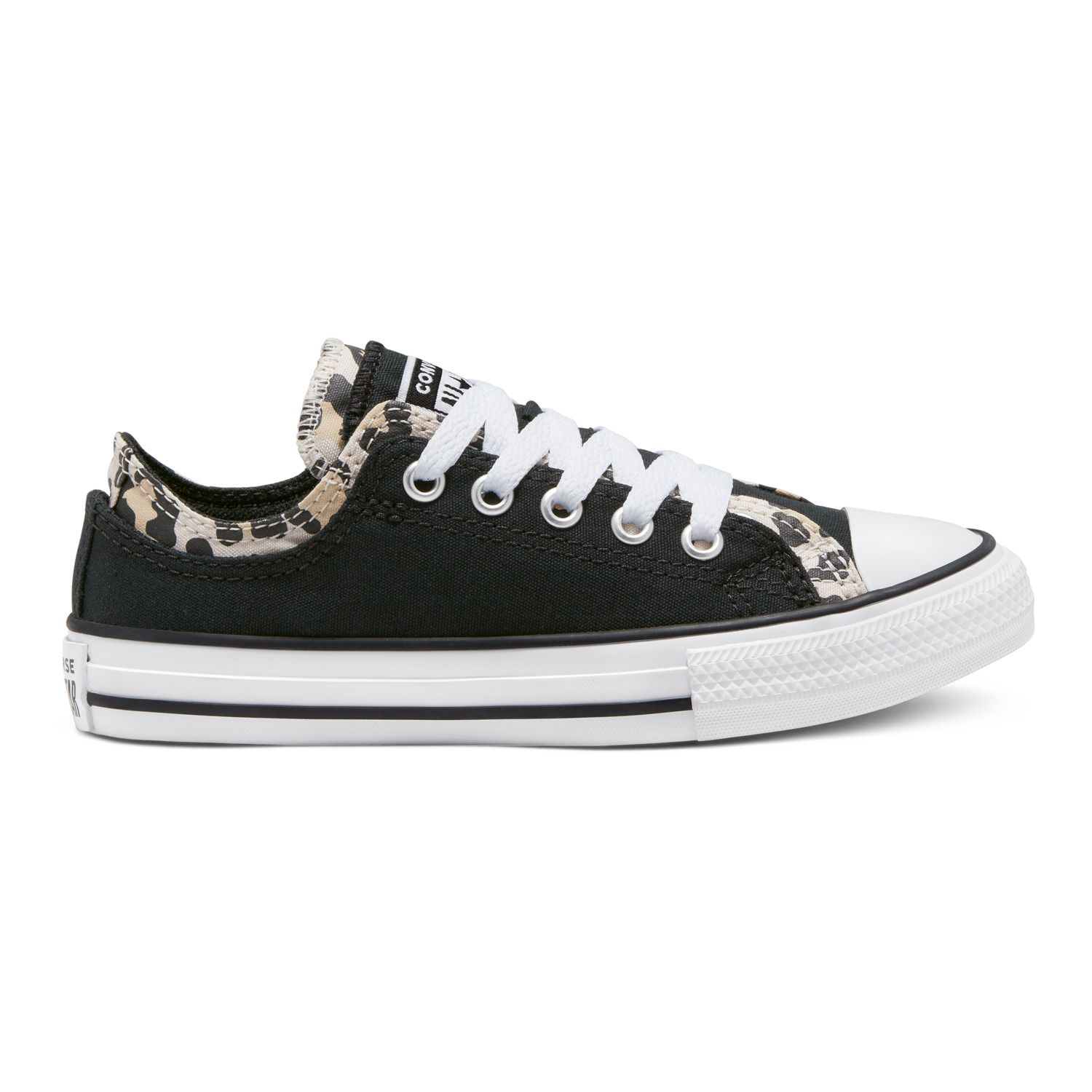 girls leopard converse