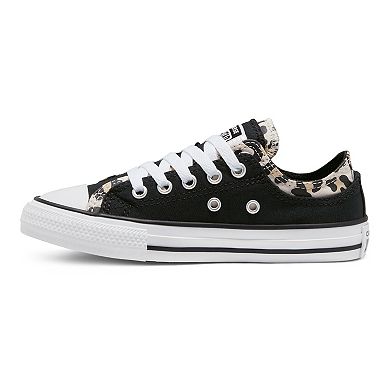 Girl's Converse Chuck Taylor All Star Double Leopard Sneakers