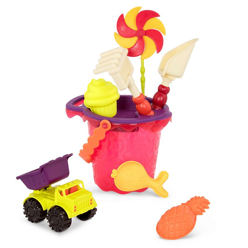 Battat B. Toys Medium Bucket Set - Mango, Multicolor