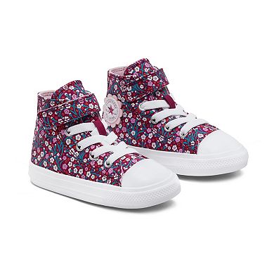 Toddler Girls' Converse Chuck Taylor All Star 1V Floral High Top Sneakers