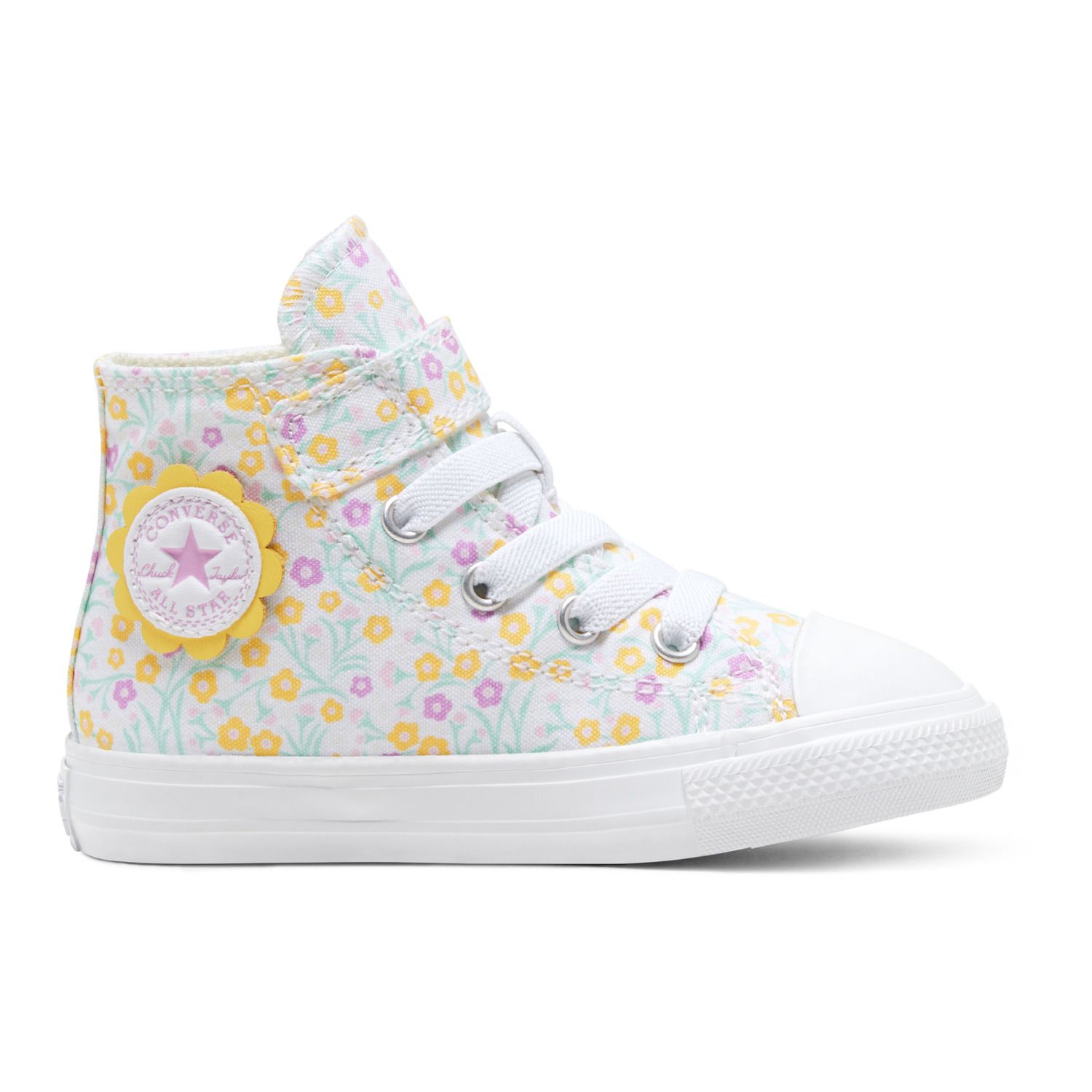 floral high top sneakers