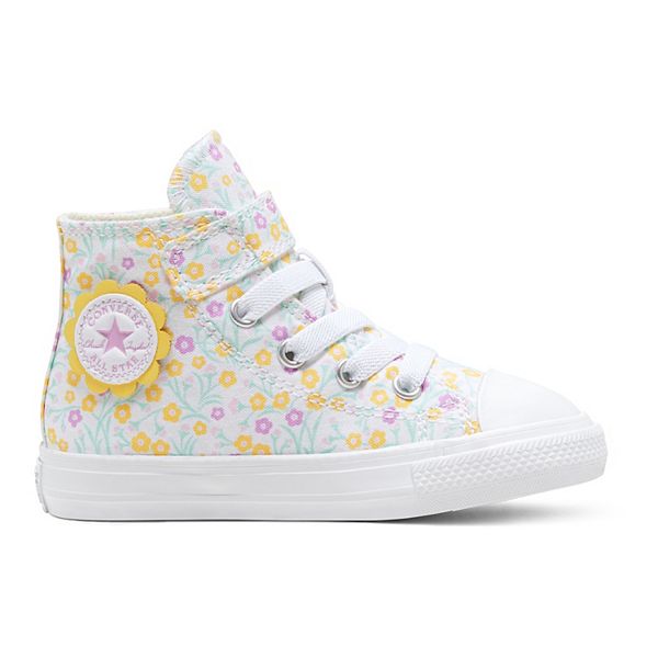 Toddler Girls' Converse Taylor All Star 1V Floral High Top Sneakers