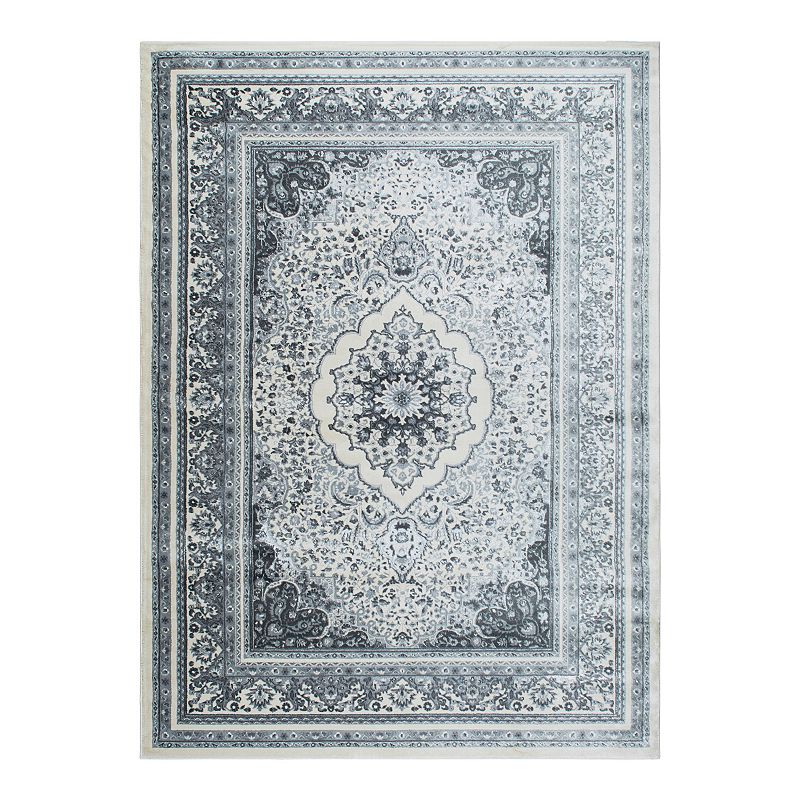 Christian Siriano New York New York Jersey Geneva Area Rug, Grey, 8X10 Ft