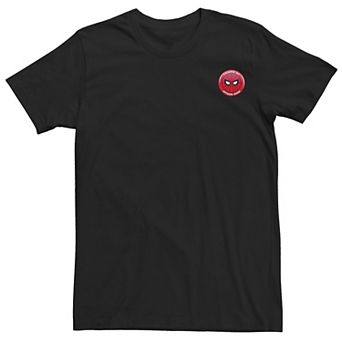 Men's Marvel Spider-Man Far From Friends Of Spider-Man Circle Logo Graphic Tee