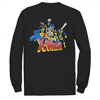 Men's Marvel Marvel X-Men Retro Group Logo Long Sleeve Graphic Tee