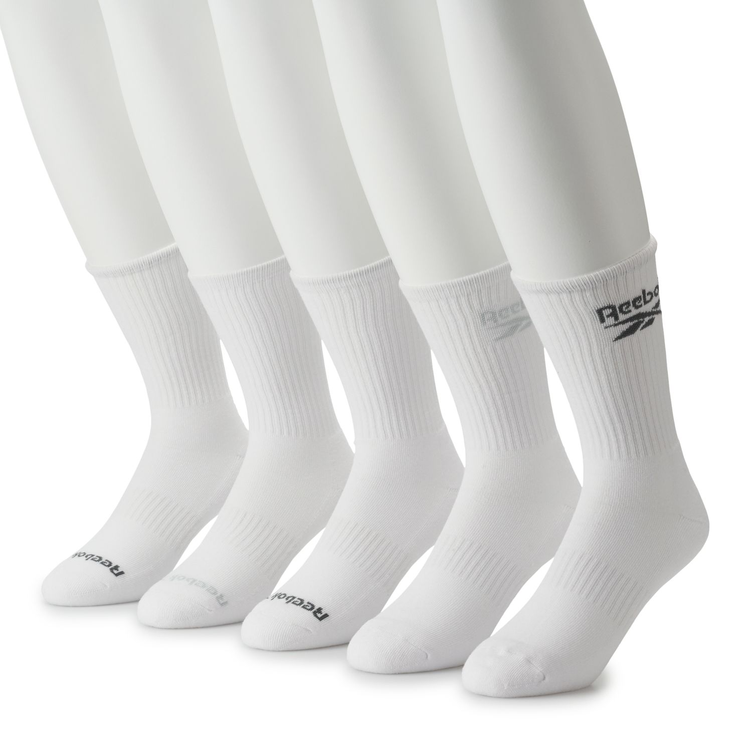 reebok men's half cushion crew socks