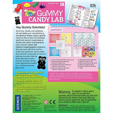 Thames & Kosmos Rainbow Gummy Candy Lab Science Experiment Kit