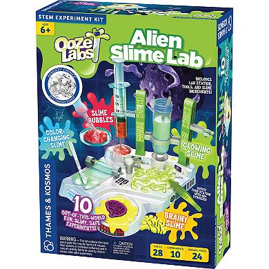 Thames & Kosmos Ooze Labs Alien Slime Lab Science Experiment Kit