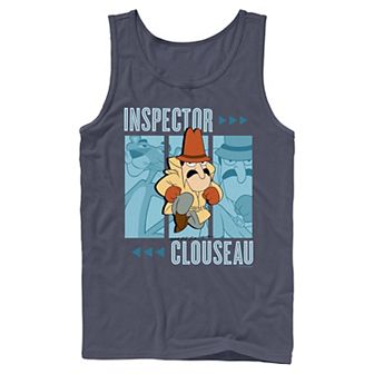 Men's Pink Panther Inspector Clouseau Trio Panels Tank Top