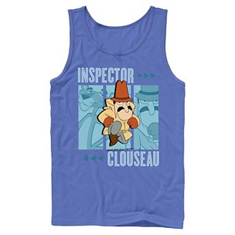 Men's Pink Panther Inspector Clouseau Trio Panels Tank Top