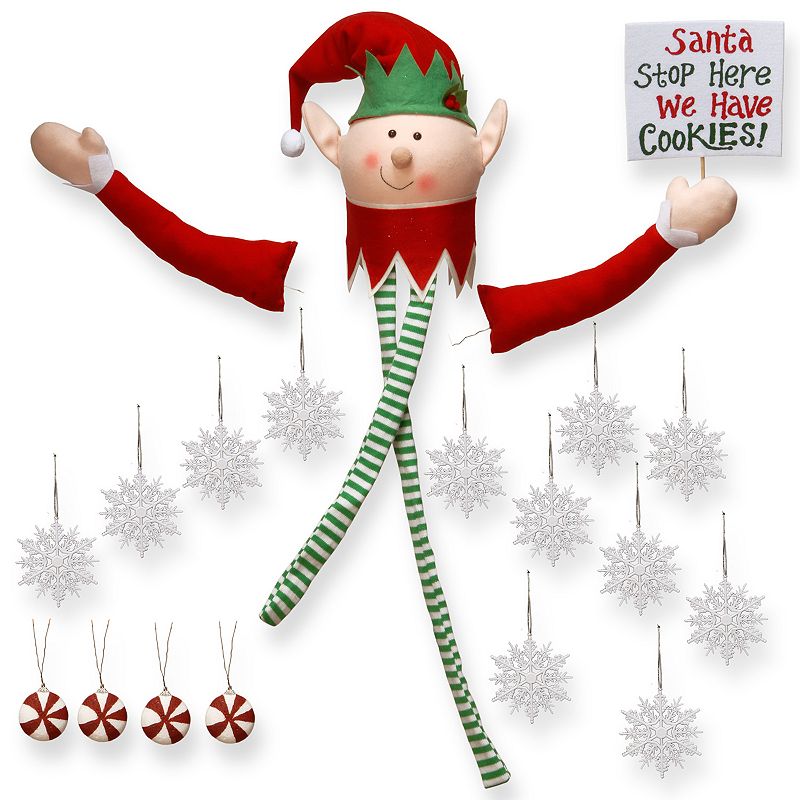 National Tree Company Santas Elf Tree Dress Up Kit, Red
