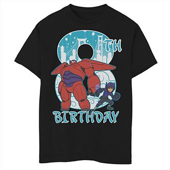 Disney's Big Hero 6 Boys 8-20 Baymax Hiro 8th Birthday Graphic Tee