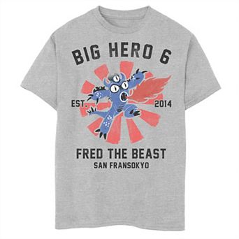 Disney's Big Hero 6 Boys 8-20 Fred The Beast Poster Fleece Graphic Tee