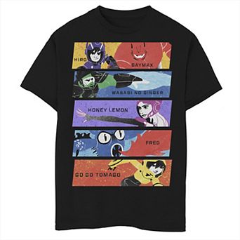 Disney's Big Hero 6 Boys 8-20 Hiro and Team Graphic Tee