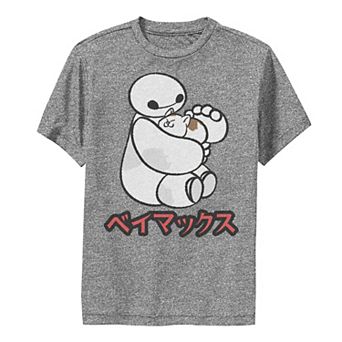 Disney's Big Hero 6 Boys 8-20 Baymax Hairy Baby Kanji Graphic Tee