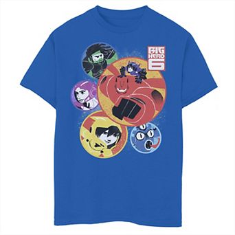 Disney's Big Hero 6 Boys 8-20 Team In Bubbles Graphic Tee