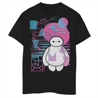 Disney's Big Hero 6 Boys 8-20 Baymax Neon Style Graphic Tee