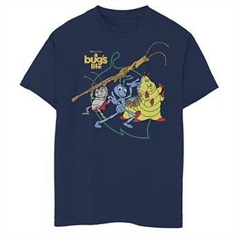 Disney / Pixar's A Bugs Life Boys 8-20 Group Shot Action Graphic Tee
