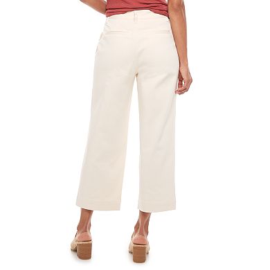 Women's Now + Gen by Sonoma Goods For Life® Wide-Leg Utility Pants