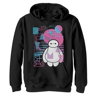 Disney's Big Hero 6 Boys 8-20 Baymax Neon Style Graphic Hoodie