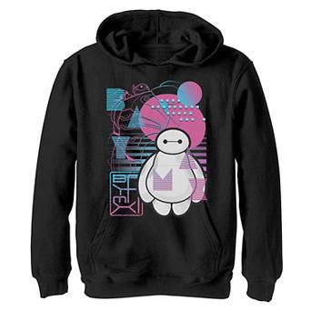 Disney's Big Hero 6 Boys 8-20 Baymax Neon Style Graphic Hoodie