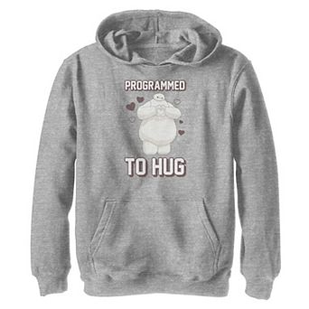 Disney's Big Hero 6 Boys 8-20 Baymax Heart Programmed To Hug Graphic Hoodie