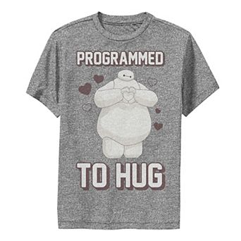 Disney's Big Hero 6 Boys 6-20 Baymax Heart Programmed To Hug Graphic Tee