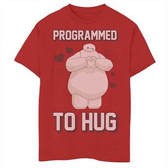 Disney's Big Hero 6 Boys 8-20 Baymax Heart Programmed To Hug Graphic Tee