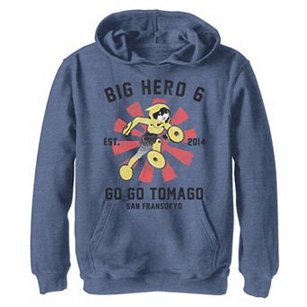 Disney's Big Hero 6 Boys 8-20 Go Go Tomago Poster Graphic Hoodie
