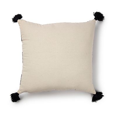 Sonoma Goods For Life® Plaid Tassel Throw Pillow