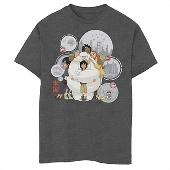 Disney's Big Hero 6 Boys 6-20 TV Series Baymax Hugs Graphic Tee