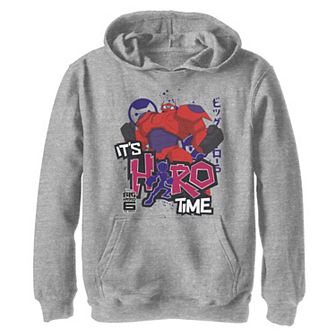 Disney's Big Hero 6 Boys 8-20 TV Series Baymax Hero Time Graphic Hoodie