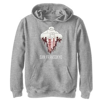 Disney's Big Hero 6 Boys 8-20 Baymax San Fransokyo Love Graphic Hoodie