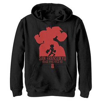 Disney's Big Hero 6 Boys 8-20 TV Series Baymax Shadow Graphic Hoodie