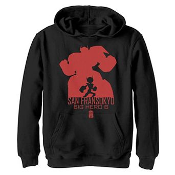 Disney's Big Hero 6 Boys 8-20 TV Series Baymax Shadow Graphic Hoodie