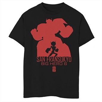 Disney's Big Hero 6 Boys 6-20 TV Series Baymax Shadow Graphic Tee