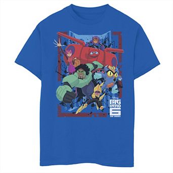 Disney's Big Hero 6 Boys 8-20 TV Group Paint Splat Graphic Tee