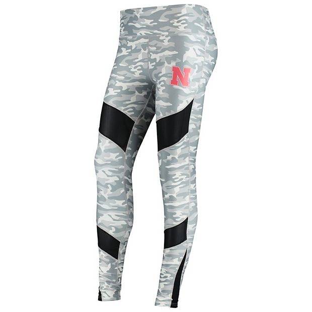 Camo Leggings with Mesh Inserts