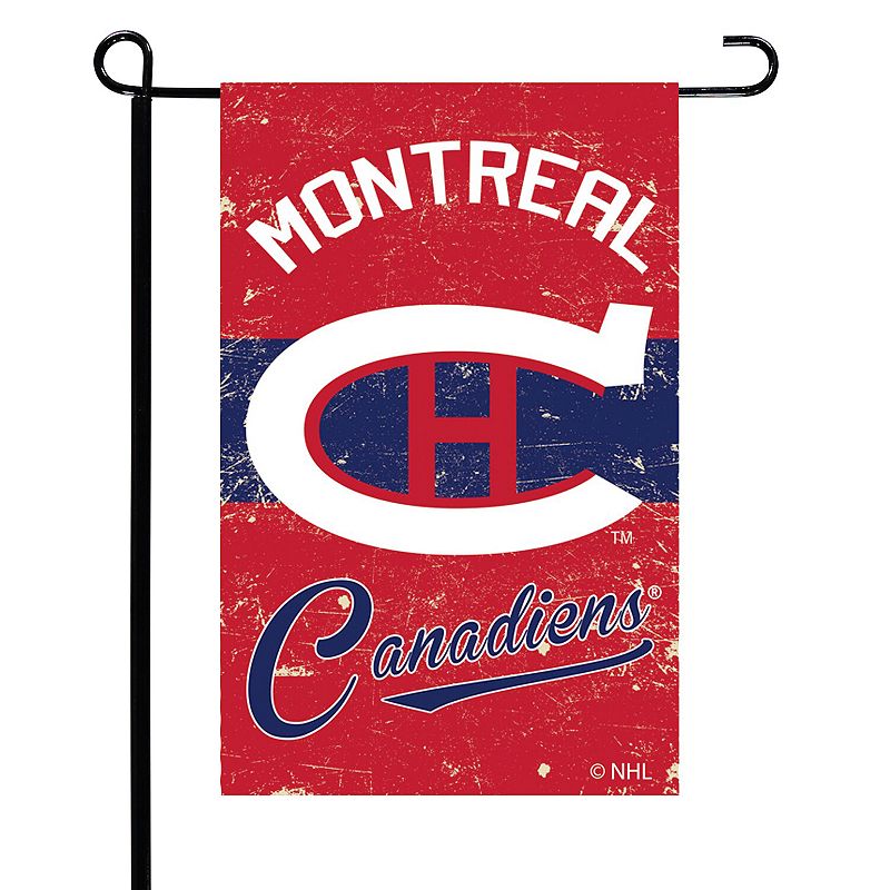 Montreal Canadiens 18 x 12.5 Vintage Vertical Garden Flag, Multicolor
