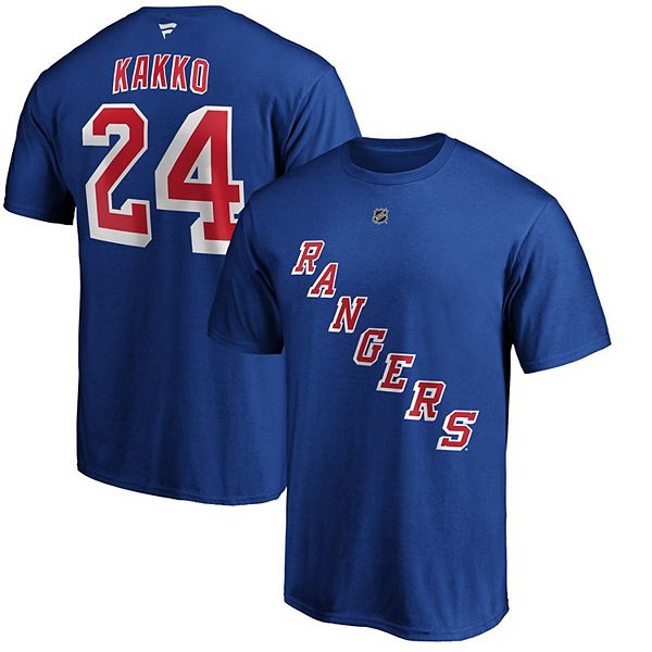 New York Rangers Men's 500 Level Kaapo Kakko New York Gray Shirt