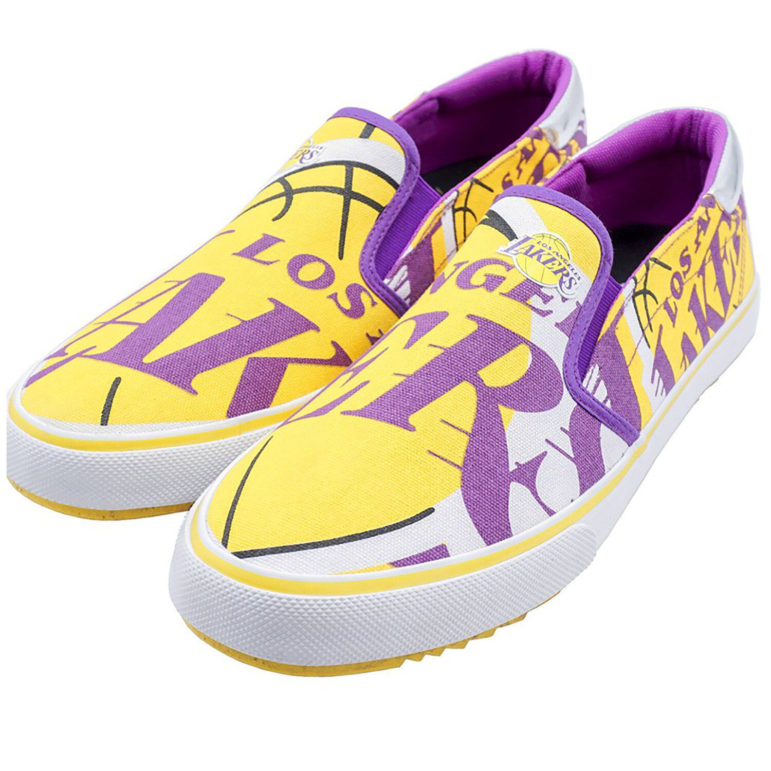 purple canvas shoes