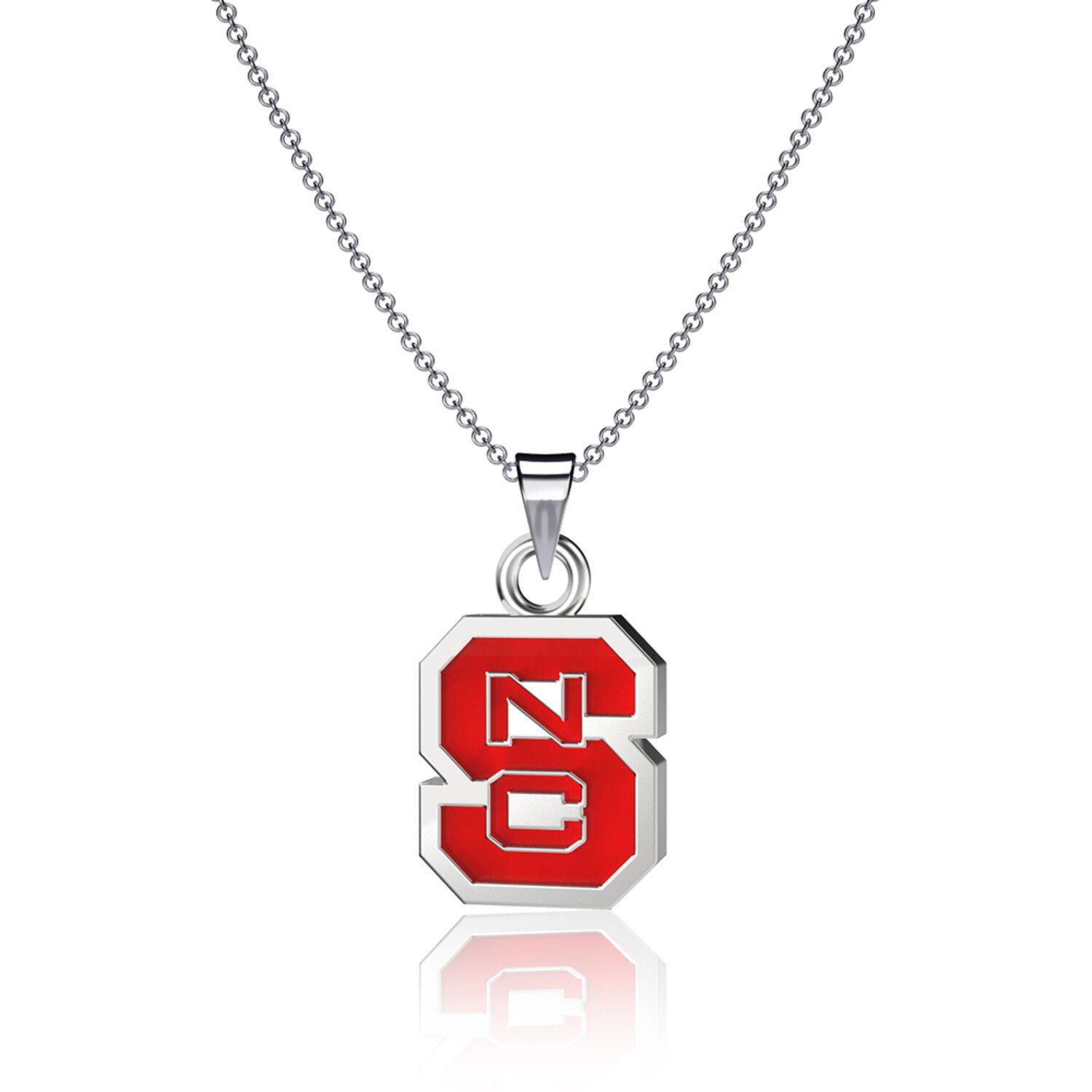 Image for Unbranded Dayna Designs NC State Wolfpack Enamel Pendant Necklace at Kohl's.