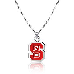 Dayna Designs NC State Wolfpack Enamel Pendant Necklace