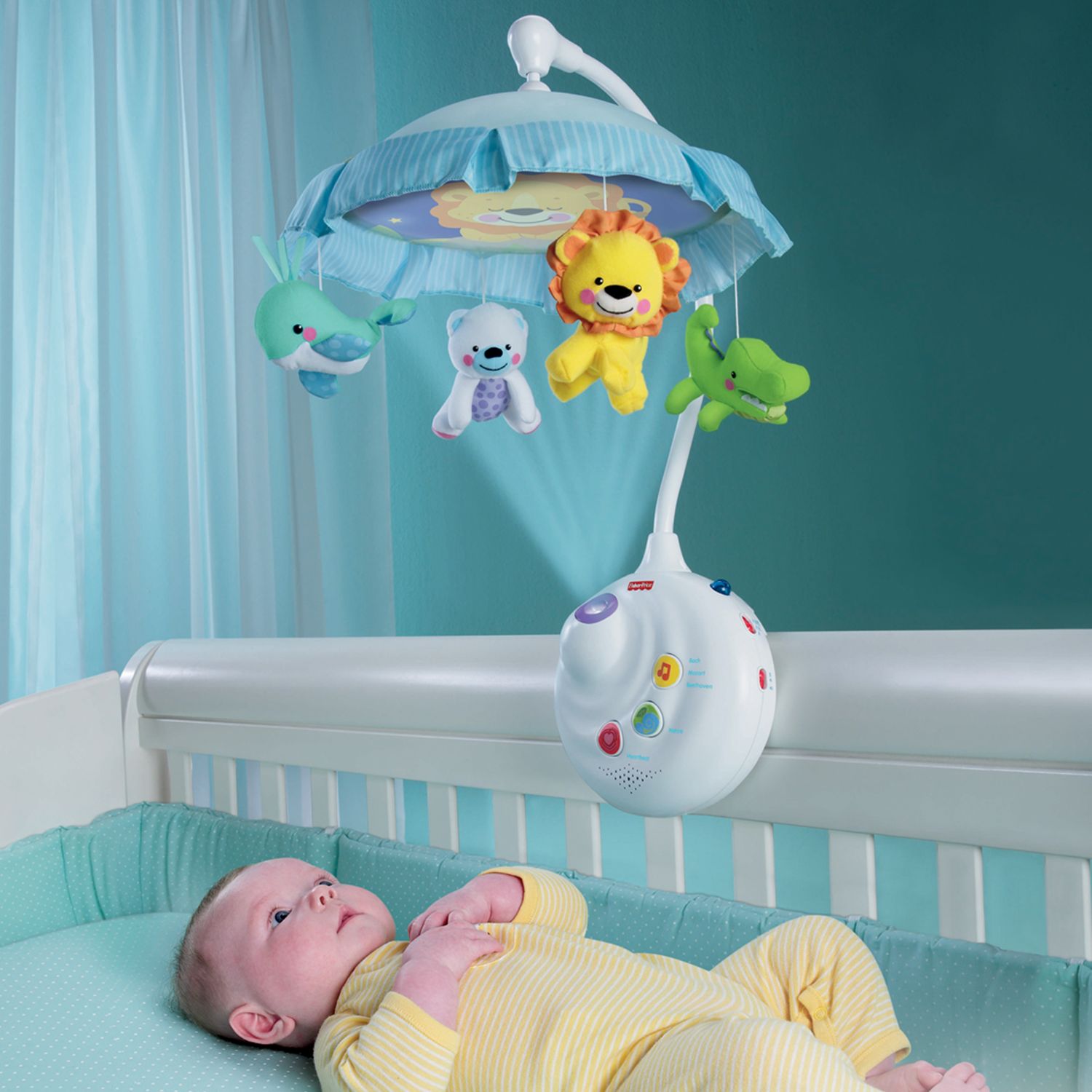 fisher price baby mobile projector
