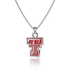 Dayna Designs Texas Tech Red Raiders Enamel Pendant Necklace