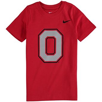 Preschool Nike Scarlet Ohio State Buckeyes Logo Performance T-Shirt