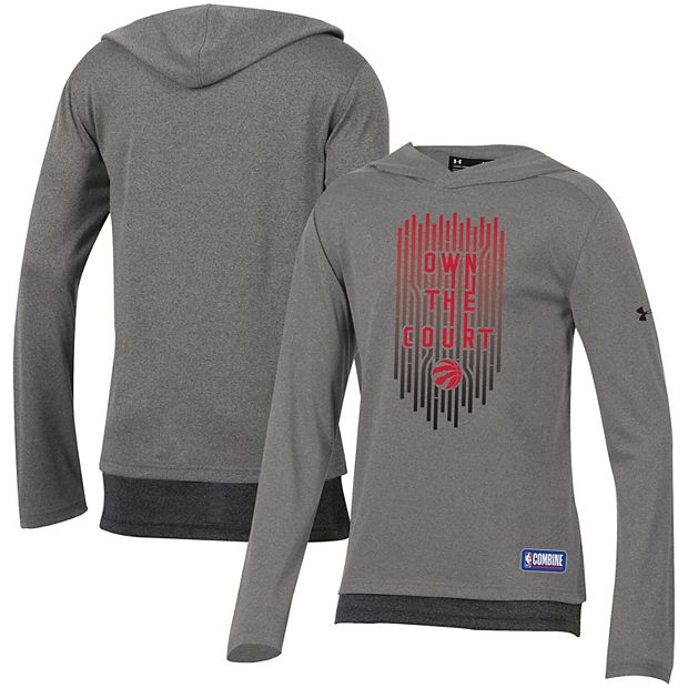 Men's Toronto Raptors Nike Heathered Gray Essential Logo Fleece