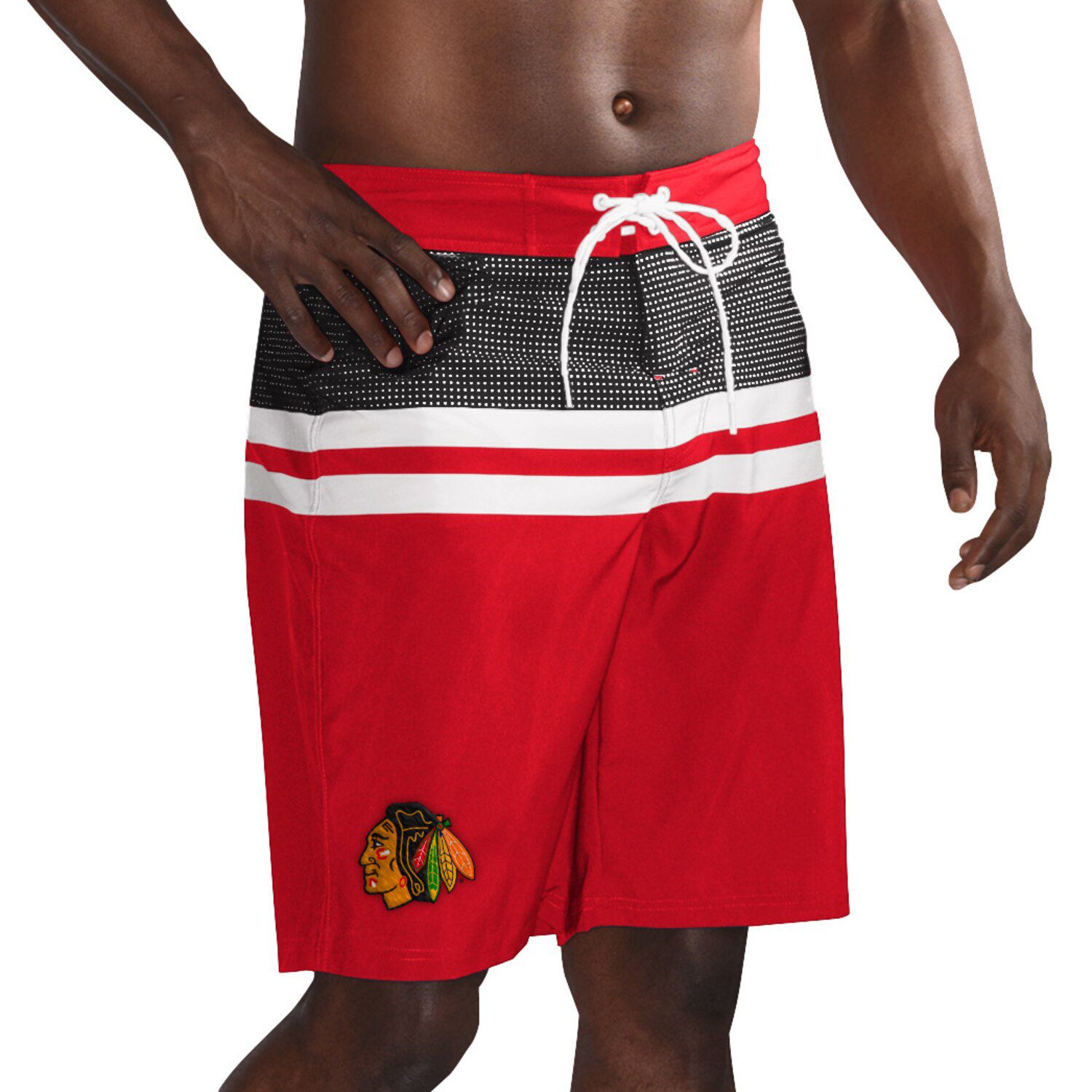 blackhawks swim trunks