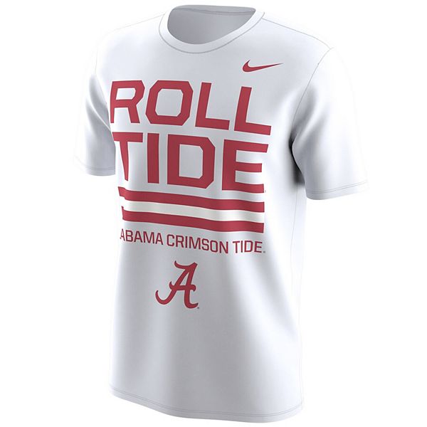 Men's Nike White Alabama Crimson Tide Local Verbiage Performance T-Shirt