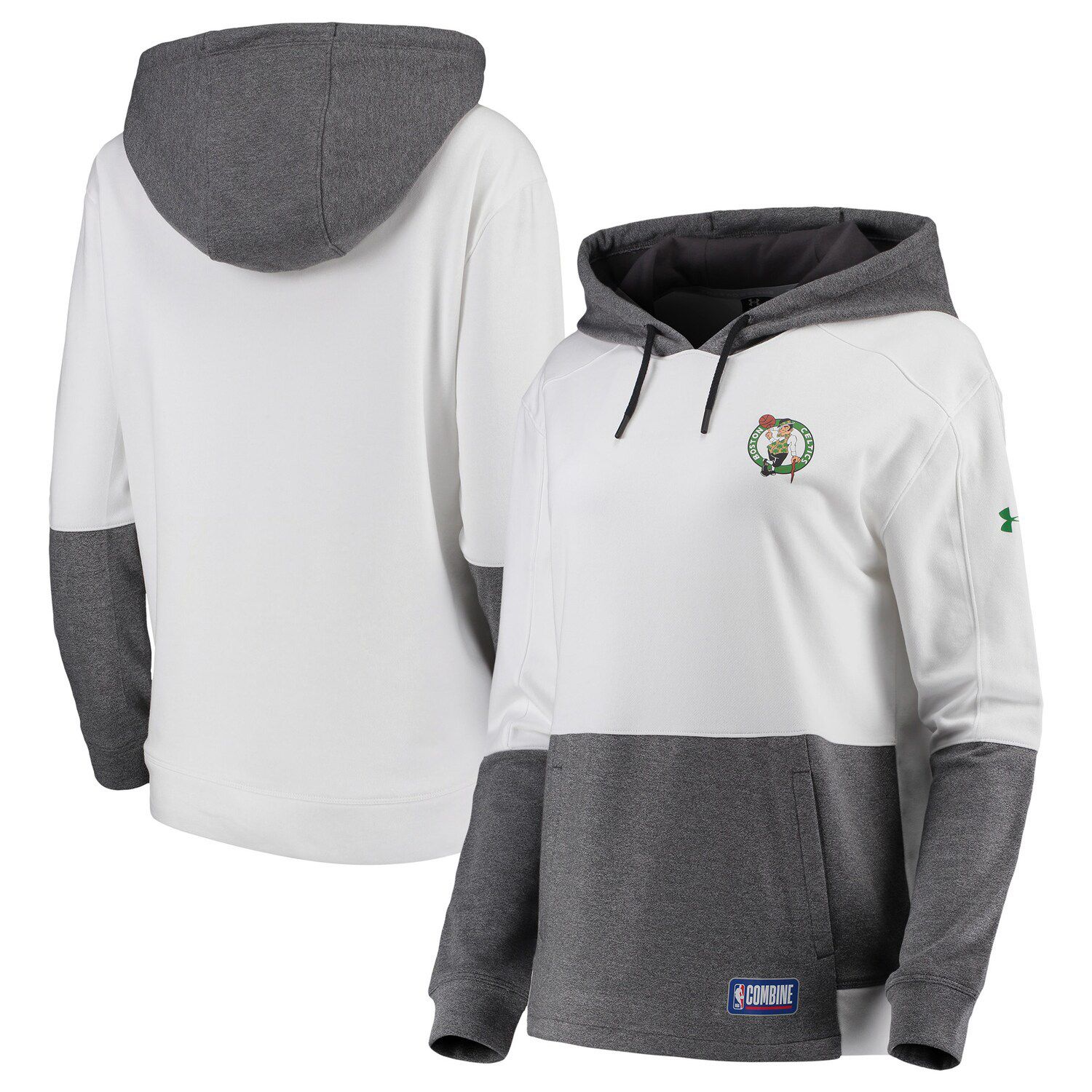 white boston celtics hoodie